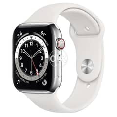 Apple watch 5 stainless steel 44 silver with sim and sport pand 0