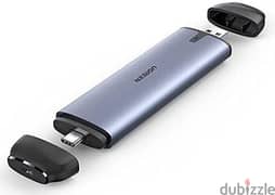 UGREEN USB-C+USB-A M. 2 M-Key Hard Drive Enclosure 10G