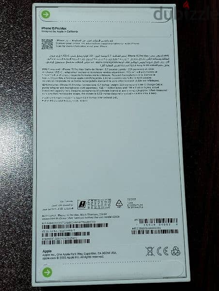 iPhone 15 Pro max titanium black 256g FaceTime dual original guarantee 4