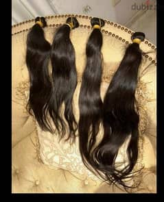 Natural hair extensions 70cm & 90cm and wigs