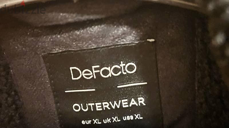 Defacto shearling effect jacket - جاكيت جلد - XL 3