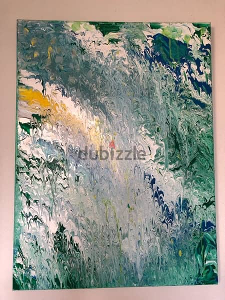 Interior Acrylic Pouring Painting 60*80 cm 2