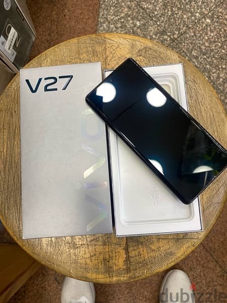 Vivo V27 5G dual sim 256/8G Black جديد بضمان الوكيل 1