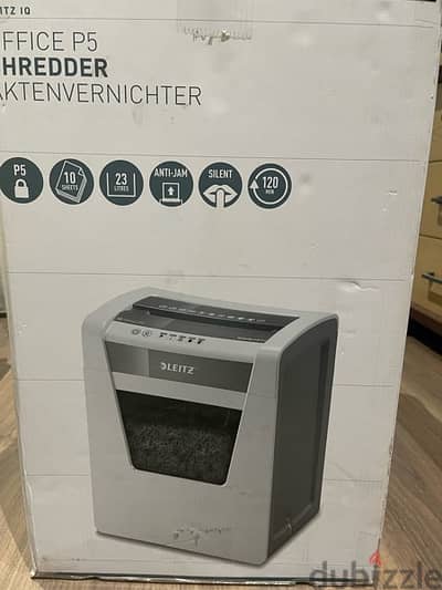 Leitz IQ Office Paper Shredder Security P5