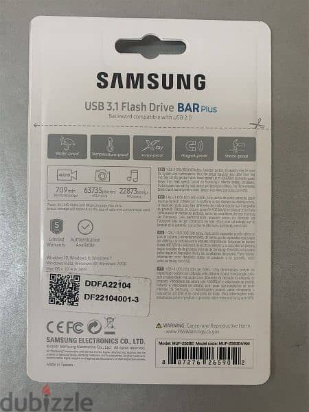 Samsung BAR Plus USB 3.1 Flash Drive 256GB 1
