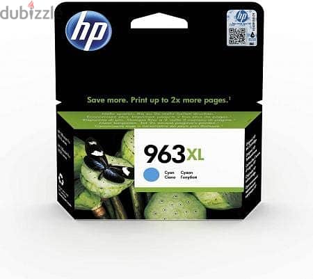 HP 963XL High Yield Ink Cartridge - Cyan & Yellow 1