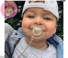 pacifier for baby . . Gucci . . Versace . . lX available brand