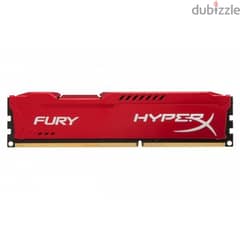 Kingston hyperx fury Red 16GB DDR4 2400Mhz single stick DIMM 0
