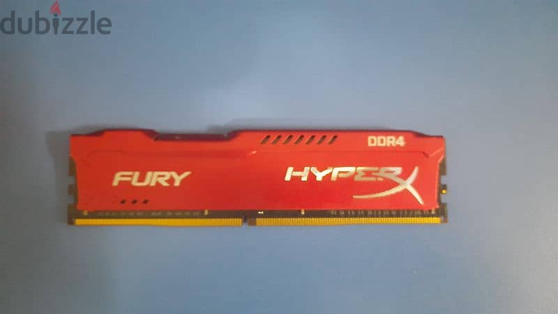 Kingston hyperx fury Red 16GB DDR4 2400Mhz single stick DIMM 1
