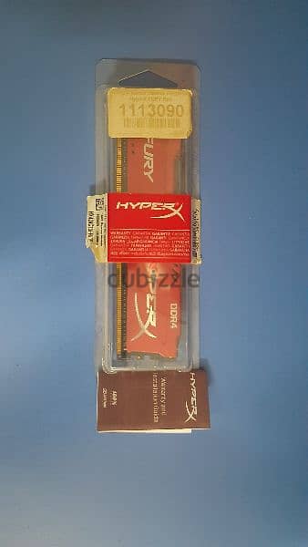 Kingston hyperx fury Red 16GB DDR4 2400Mhz single stick DIMM 4