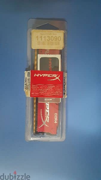 Kingston hyperx fury Red 16GB DDR4 2400Mhz single stick DIMM 5