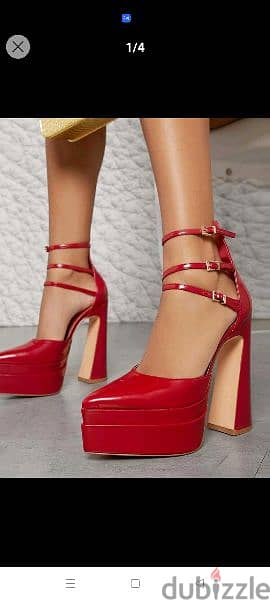 Red high heels size 39 1