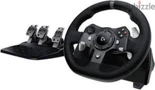 logitech g920 steering wheel with shifter used for 1 week