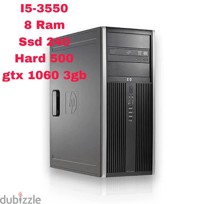 Core i5-3550 + gtx 1060 3 gb 0