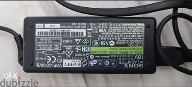 sony labtop charger 16v 4A