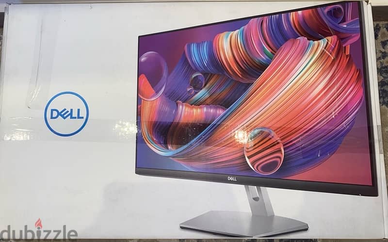 شاشة “Dell 27 monitor “استعمال شهر نضيف بالكرتونة 0