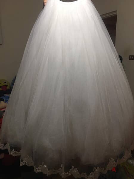 ٢ فستان زفاف (طويل و قصير) 7