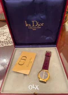 CHRISTIAN DIOR plaque or g20m vintage watch 0