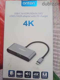محول USB نوع C الي HDMI VGA جديد مطلعش من علبته 0