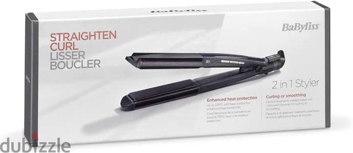 Babyliss ST330E 2-in-1 Wet And Dry Hair Curler & Straightener - 235