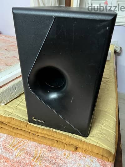 infinity passive subwoofer black (with the original packaging)