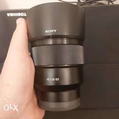 sony lens 85mm - F1.8 + UV Filter 0