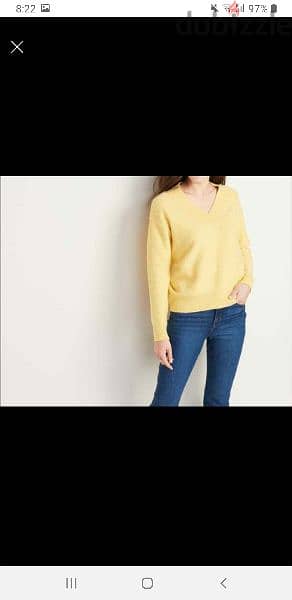 Pullover xnavy brand (xxl size) yellow color 1