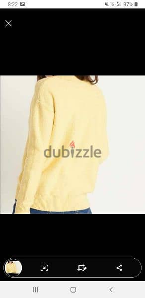Pullover xnavy brand (xxl size) yellow color 2