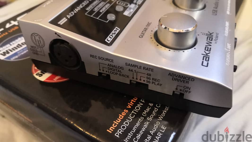 كارت صوت CAKEWALK - Roland  جديد لم يستعمل بكل مشتملاته بيع او بدل 3