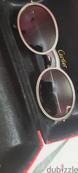 Brecelet Silver Cartier plated  platinum& Sunglasses Original Cartier 16