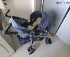 Chicco car seat and a stroller