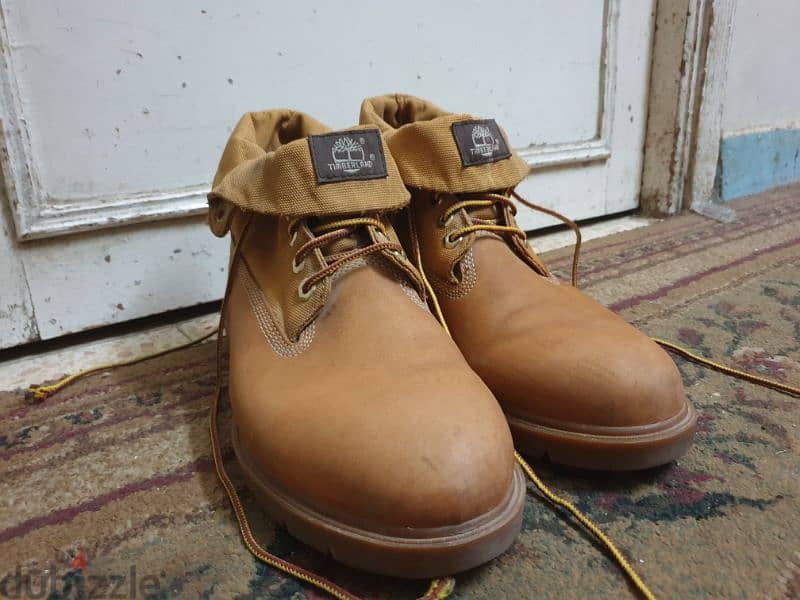 timberland roll top boots size 45 2