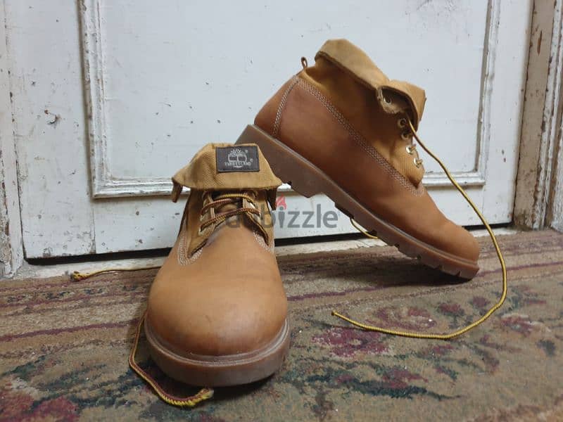timberland roll top boots size 45 3