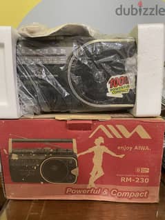 aiwa rm-230 radio cassette recorder