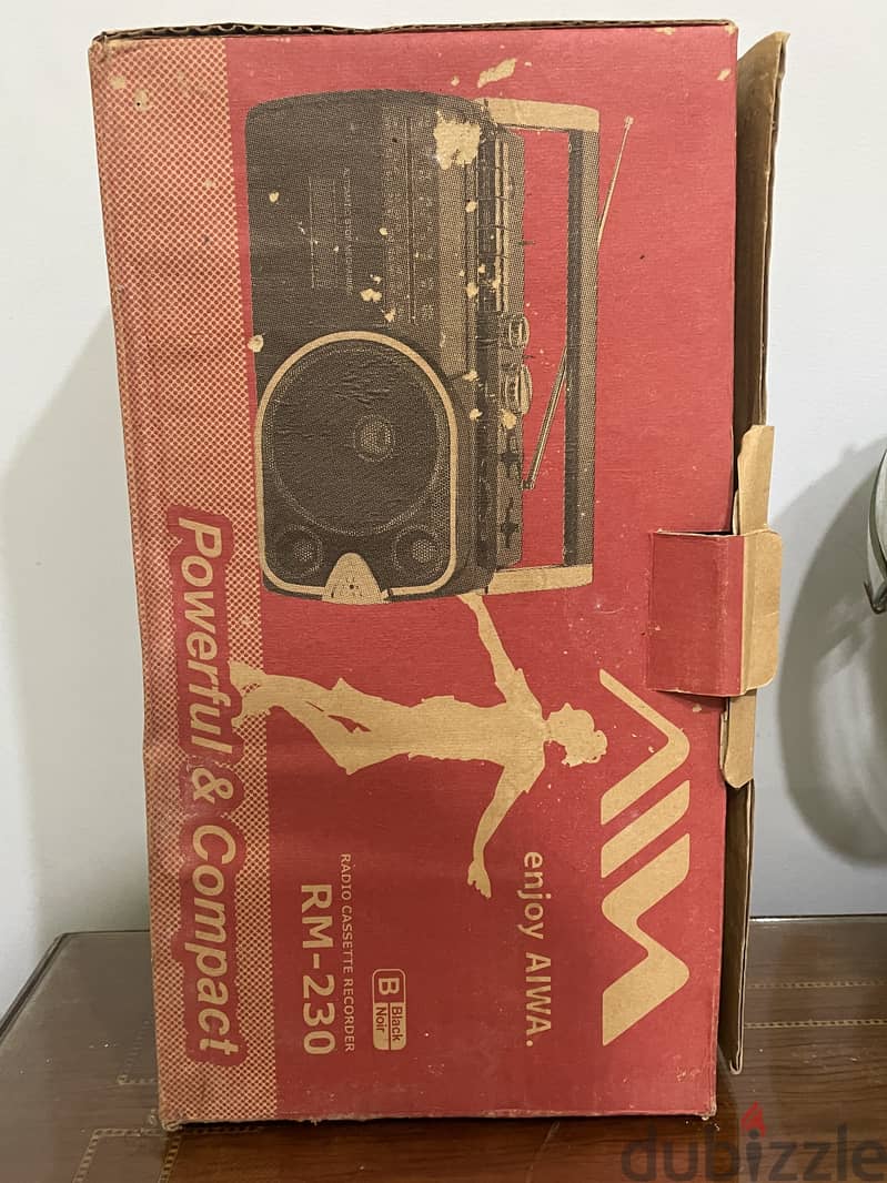 aiwa rm-230 radio cassette recorder 2