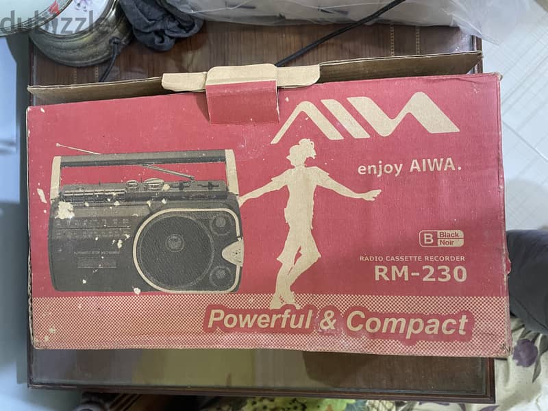 aiwa rm-230 radio cassette recorder 3
