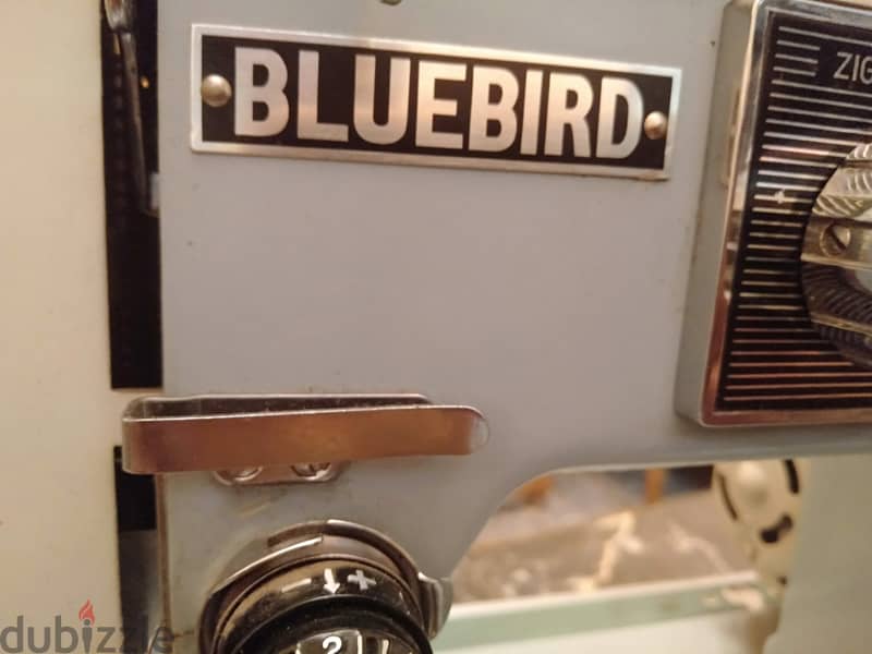 ماكينة خياطة ياباني أصلي من السبعينيات ماركة ( BlueBird ) ياباني 17
