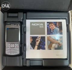 Nokia N70 حالة الزيرو بجميع مشتملاته 0