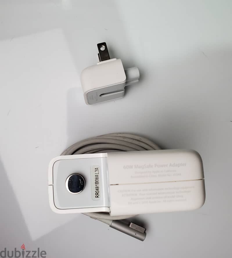 Apple MagSafe 1 60W A1344 Power Adapter / شاحن أصلي ماك بوك ماج سيف 1 3