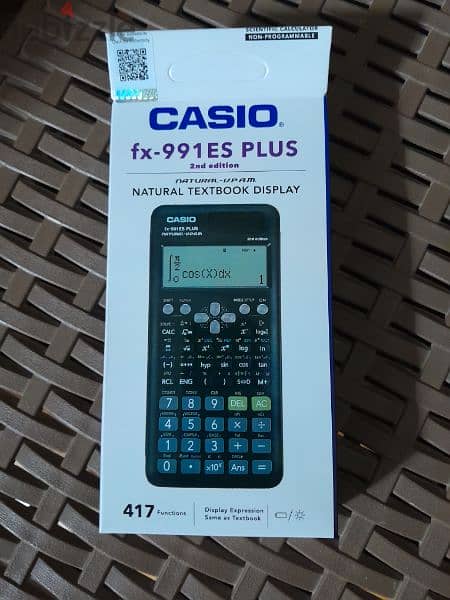 Casio fx991es plus 2nd Edition الة حاسبة علمية جديده بالكرتونه 0