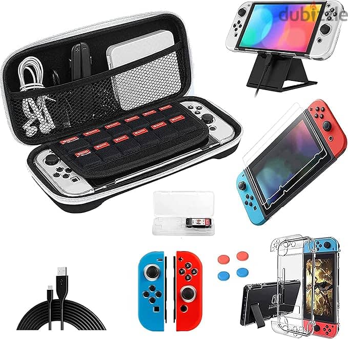 Complete OLED Nintendo Switch Bundle- Games, Accessories, and More 5