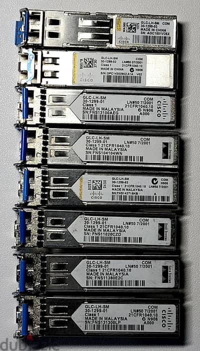 Cisco SFP 1G 10G 40G LR - SR single - Multi Mode سيسكو
