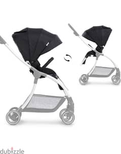 Hauck Eagle 4S Stroller for Kids - Black and Grey