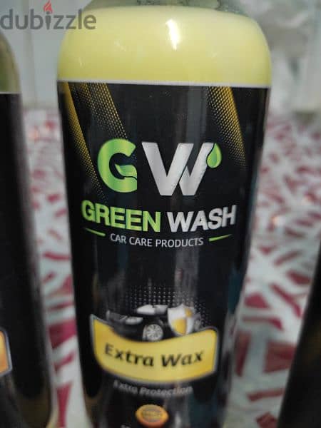 منتجات Green Wash لغسيل جاف بدون ماء و تلميع و تشميع السياره بدون ماء 1