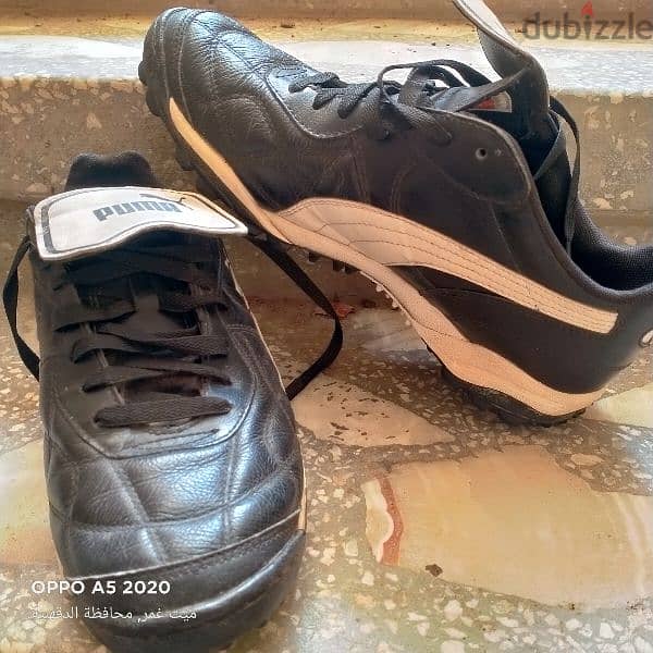 حذاء Puma اصلي  رياضي كورة قدم استعمال خفيف جدا مقاس ٤٤ من ألمانيا 4