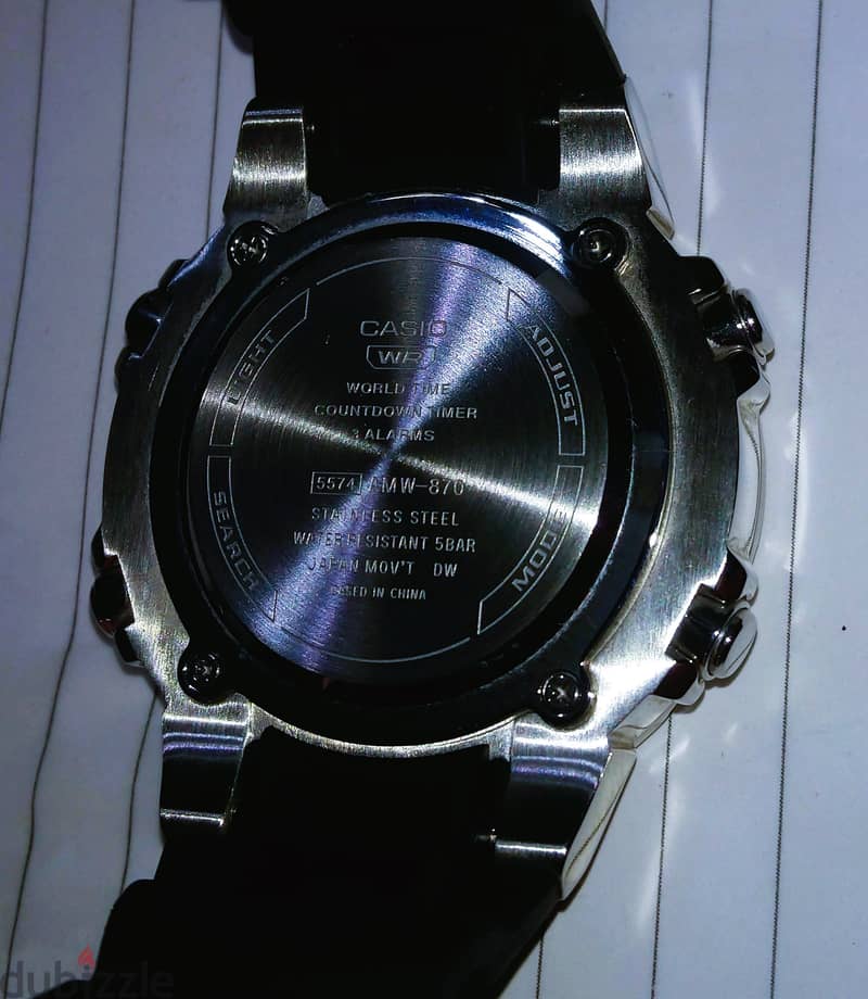 Casio watch awm870-1avdf analog + digital both in one، ساعه كاسيو 7