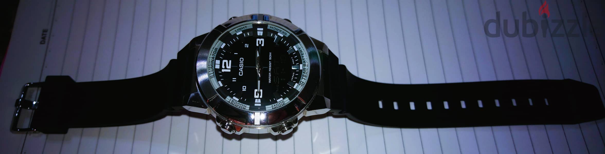 Casio watch awm870-1avdf analog + digital both in one، ساعه كاسيو 11