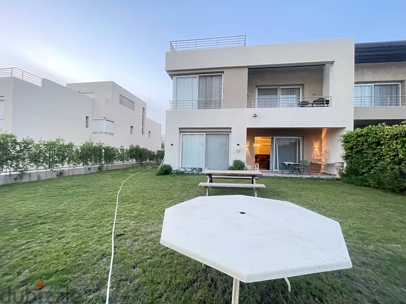 شقة للايجار مطبخ و تكييفات - بالم هيلز الشيخ زايد بحديقة خاصة 14