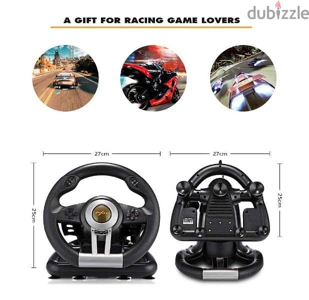 PXN V3 PRO Steering Wheel | Gaming Steering Wheel | دركسيون ألعاب 3