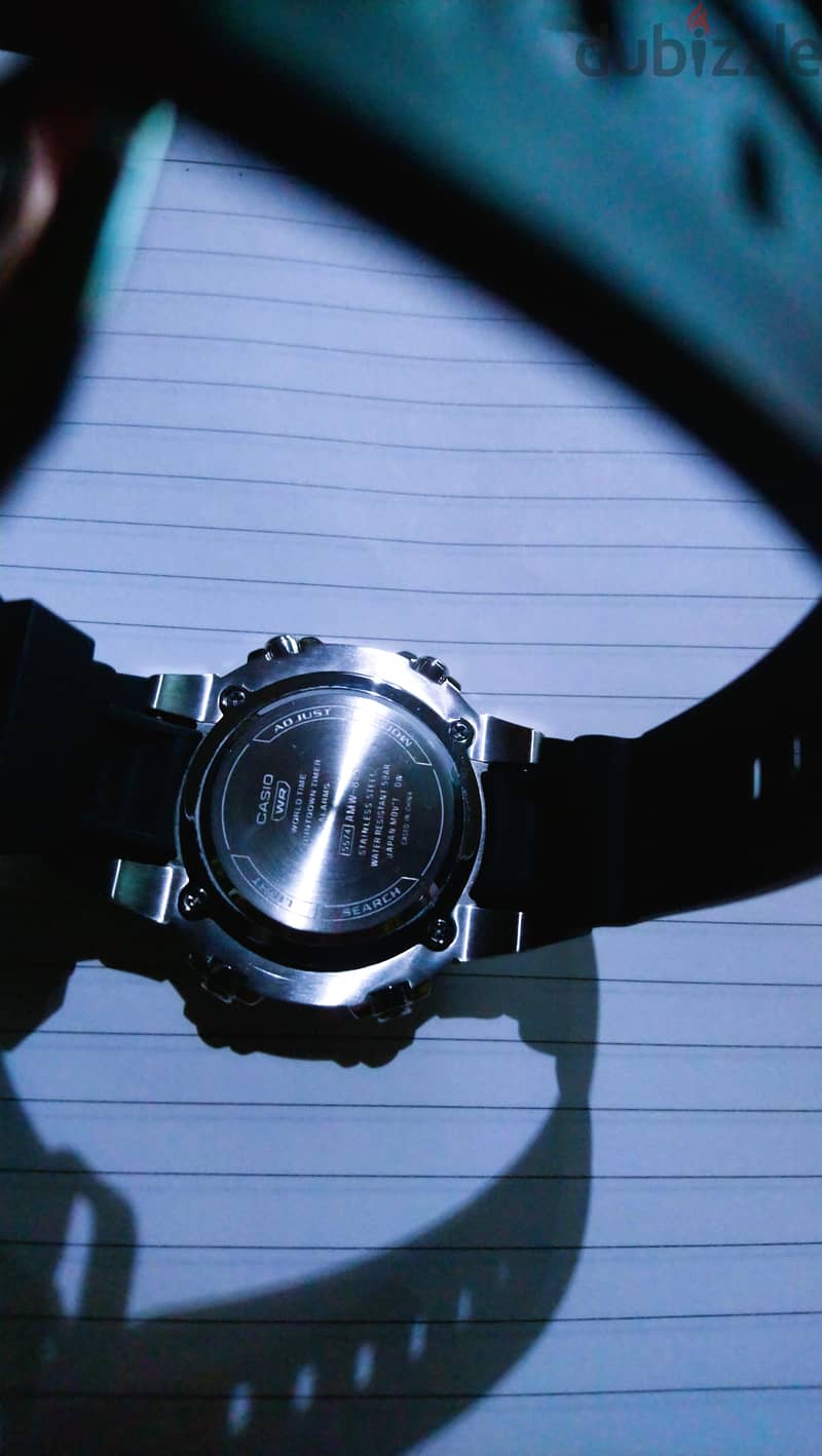 Casio watch awm870-1avdf analog + digital both in one، ساعه كاسيو 9